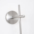 Lampu Dinding Globe Kaca Vertikal, 3 Ukuran, Finishing Kuningan, Hitam, atau Nikel