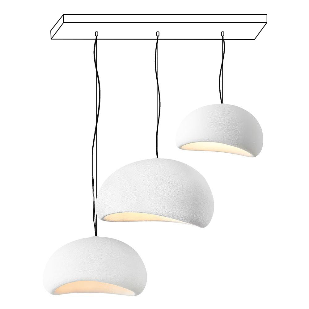 Wabi-Sabi Organic Chandelier - Sculptural Statement Light