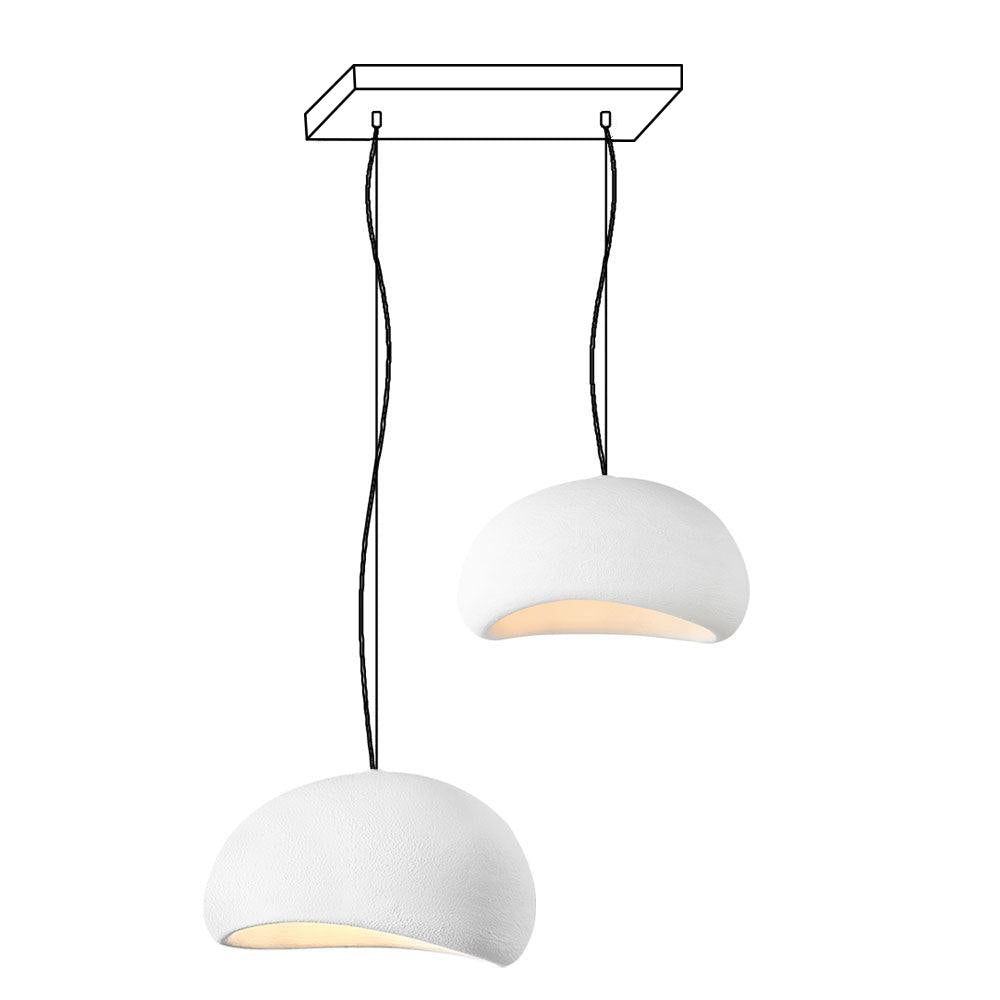 Wabi-Sabi Organic Chandelier - Sculptural Statement Light