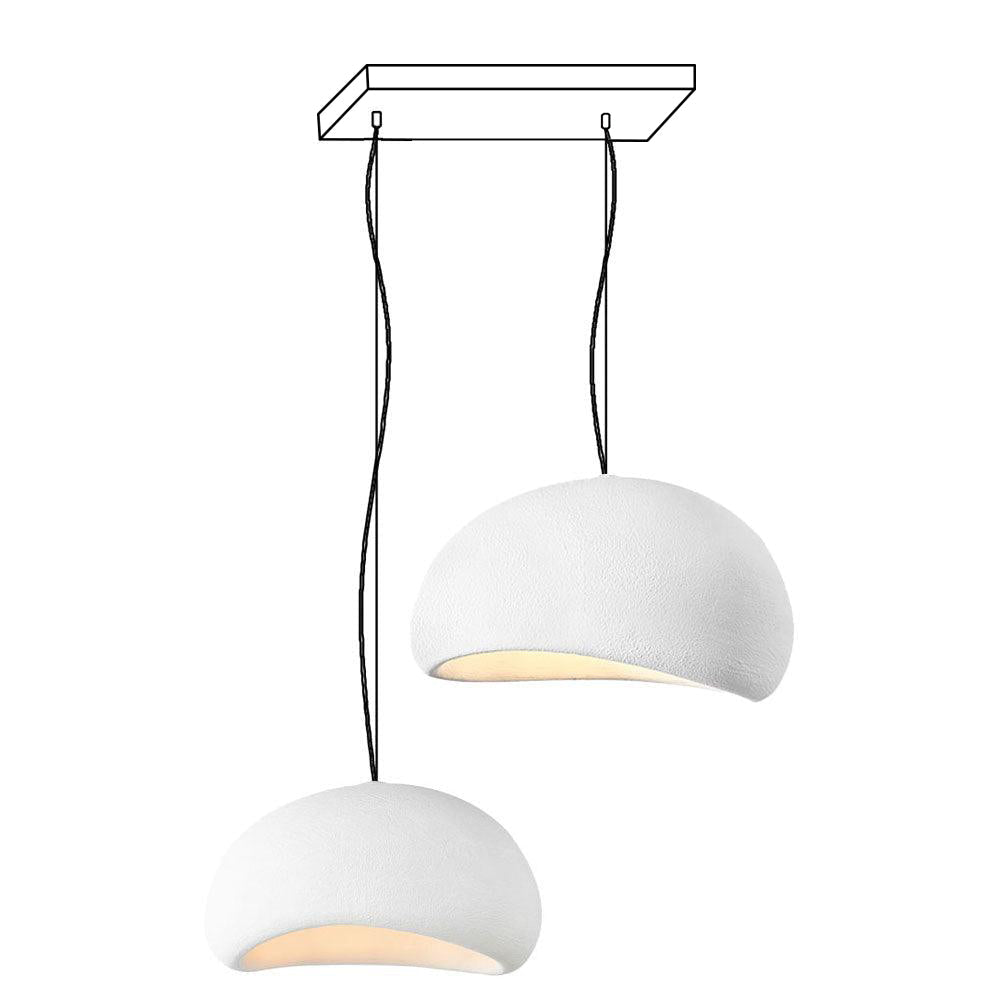 Wabi-Sabi Organic Chandelier - Sculptural Statement Light
