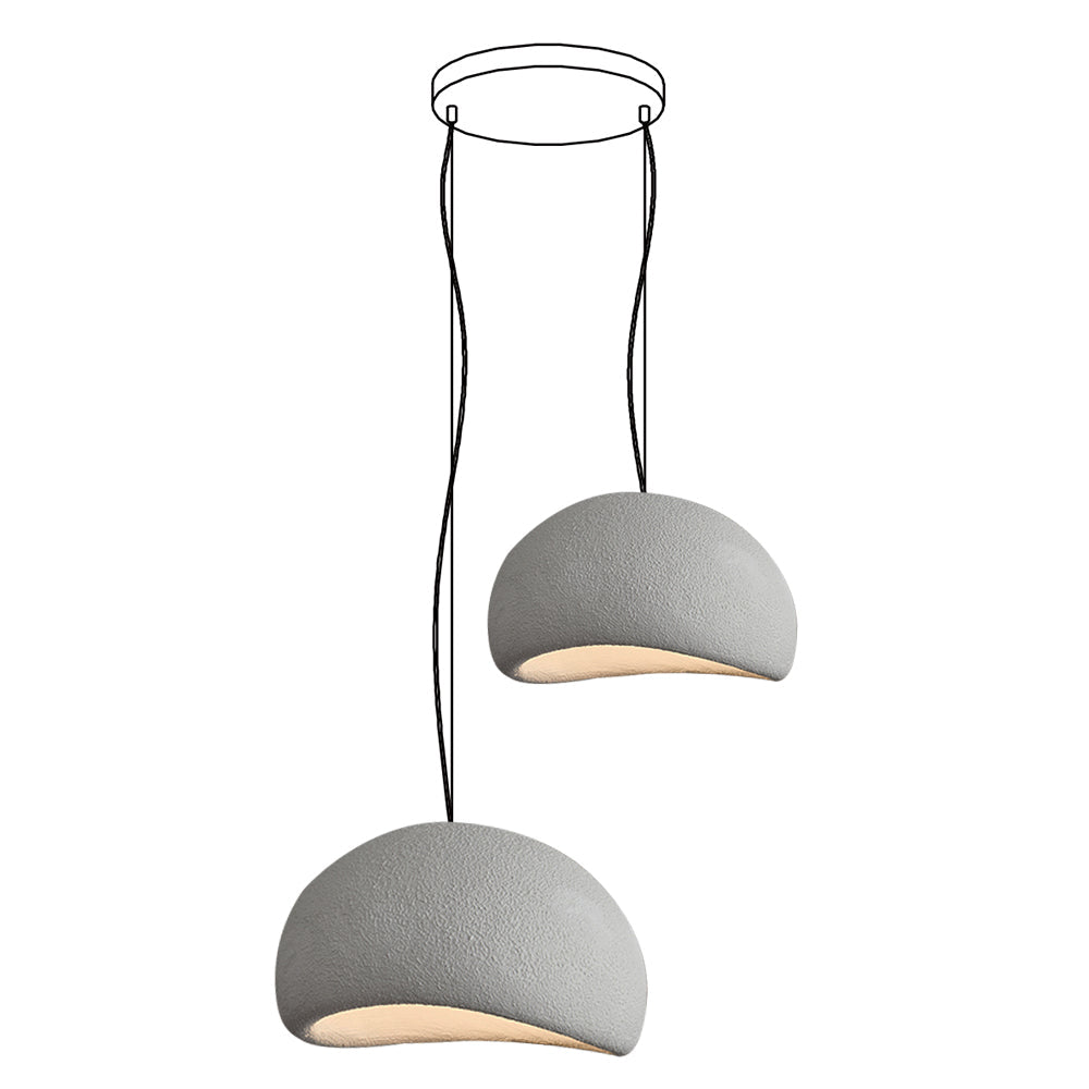 Wabi-Sabi Organic Chandelier - Sculptural Statement Light
