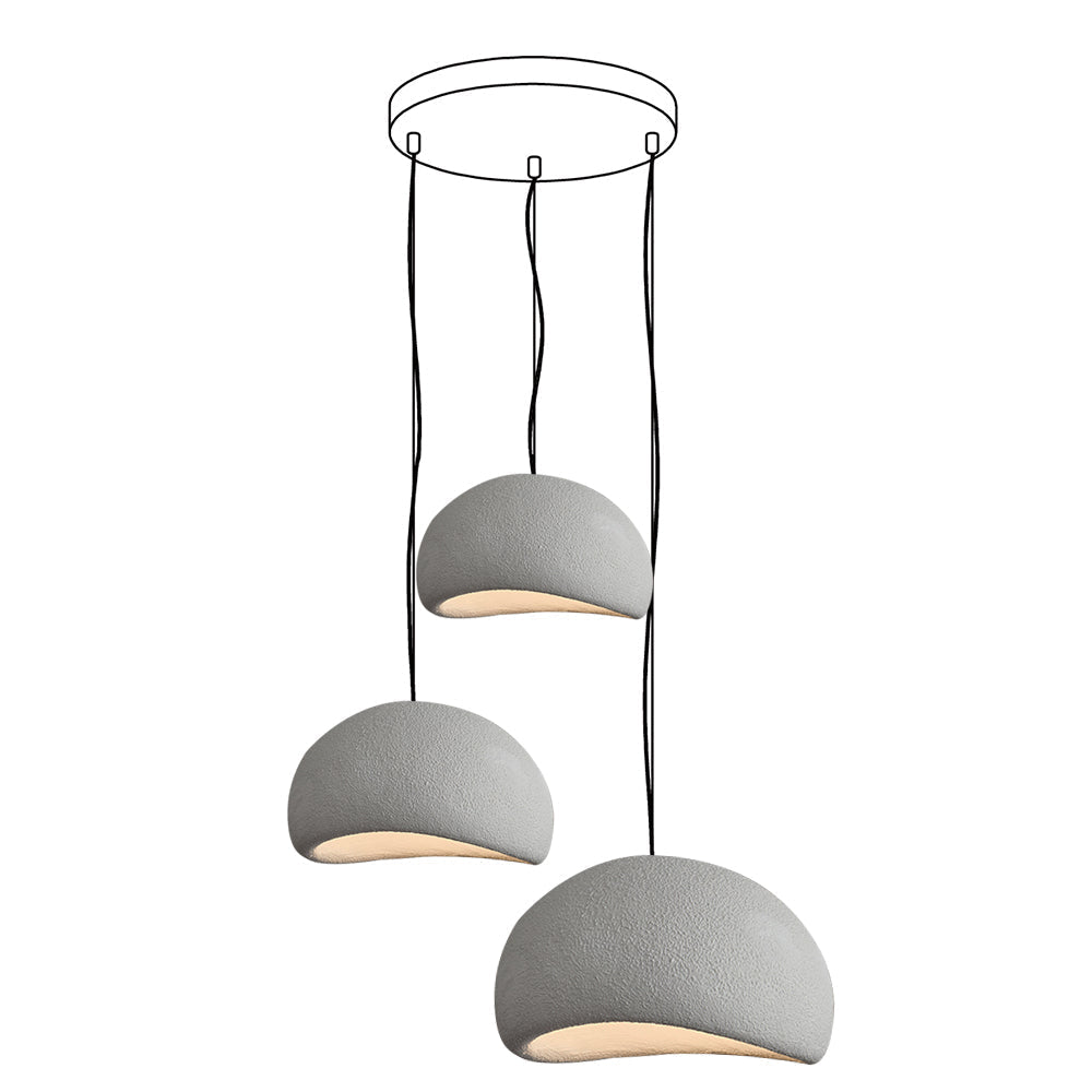 Wabi-Sabi Organic Chandelier - Sculptural Statement Light