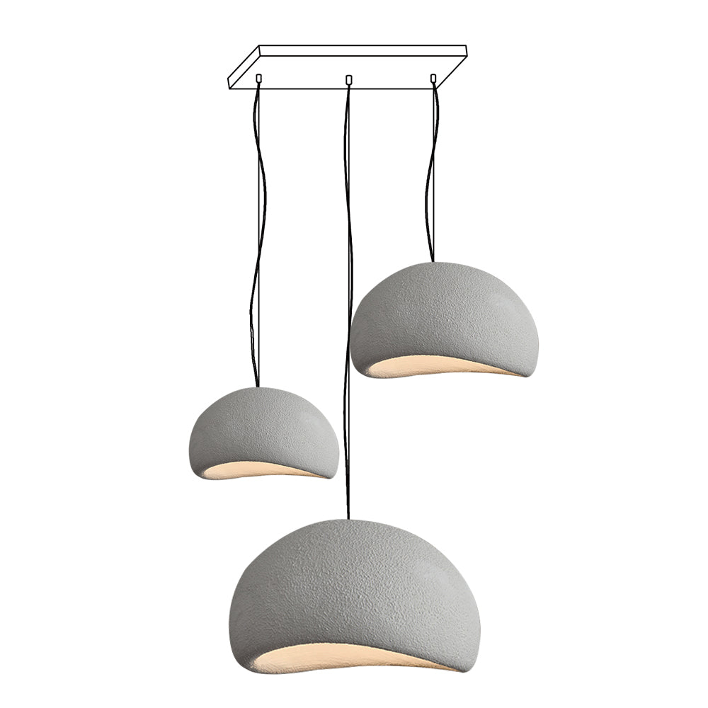 Wabi-Sabi Organic Chandelier - Sculptural Statement Light