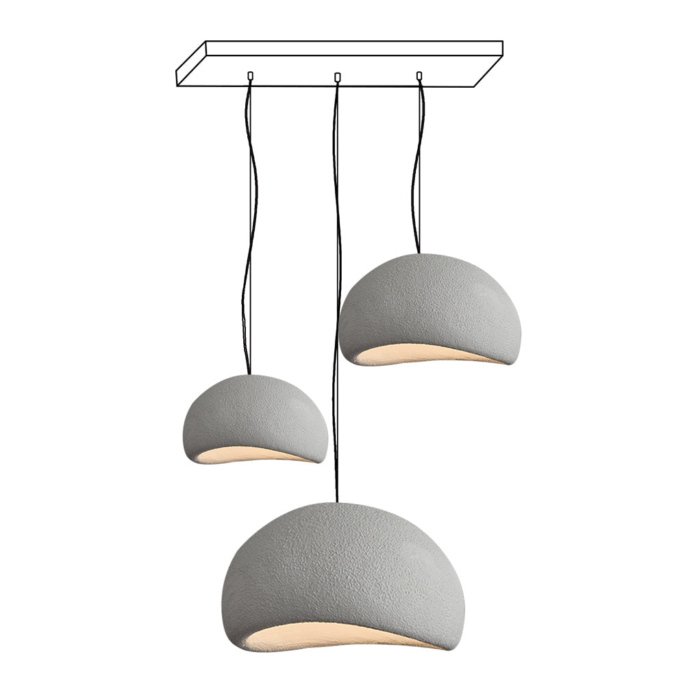 Wabi-Sabi Organic Chandelier - Sculptural Statement Light