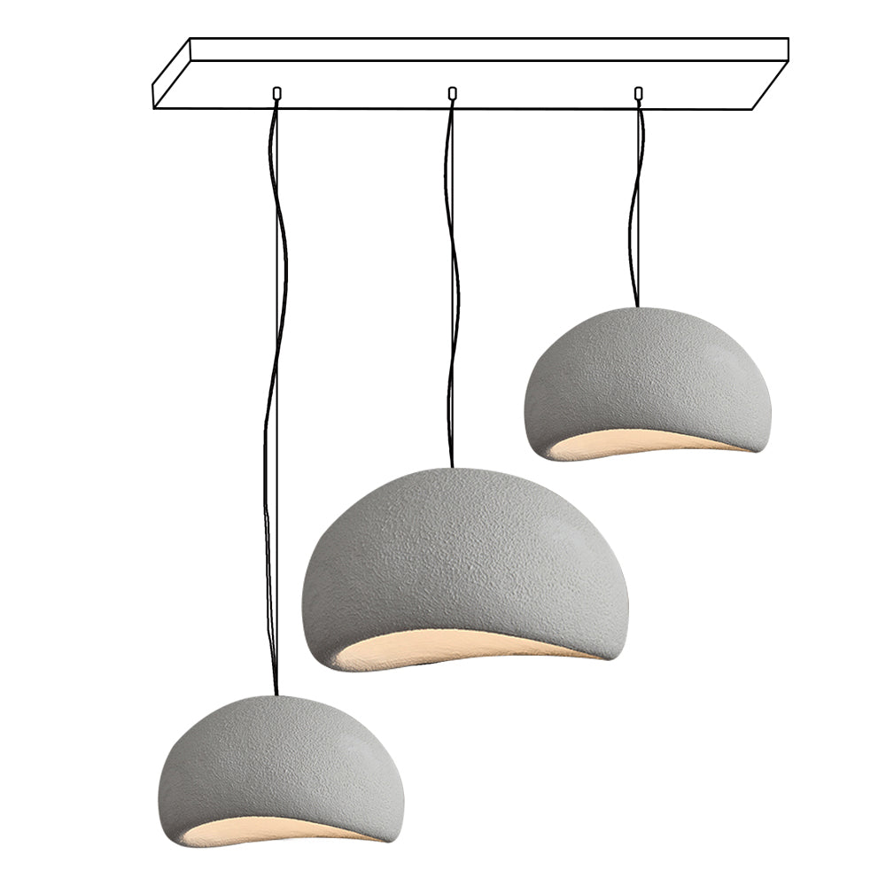 Wabi-Sabi Organic Chandelier - Sculptural Statement Light