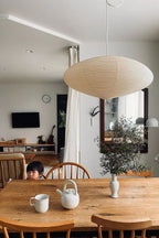 Pendellampe, håndlavet skærm i washipapir, E26/E27, 15A 21A 26A