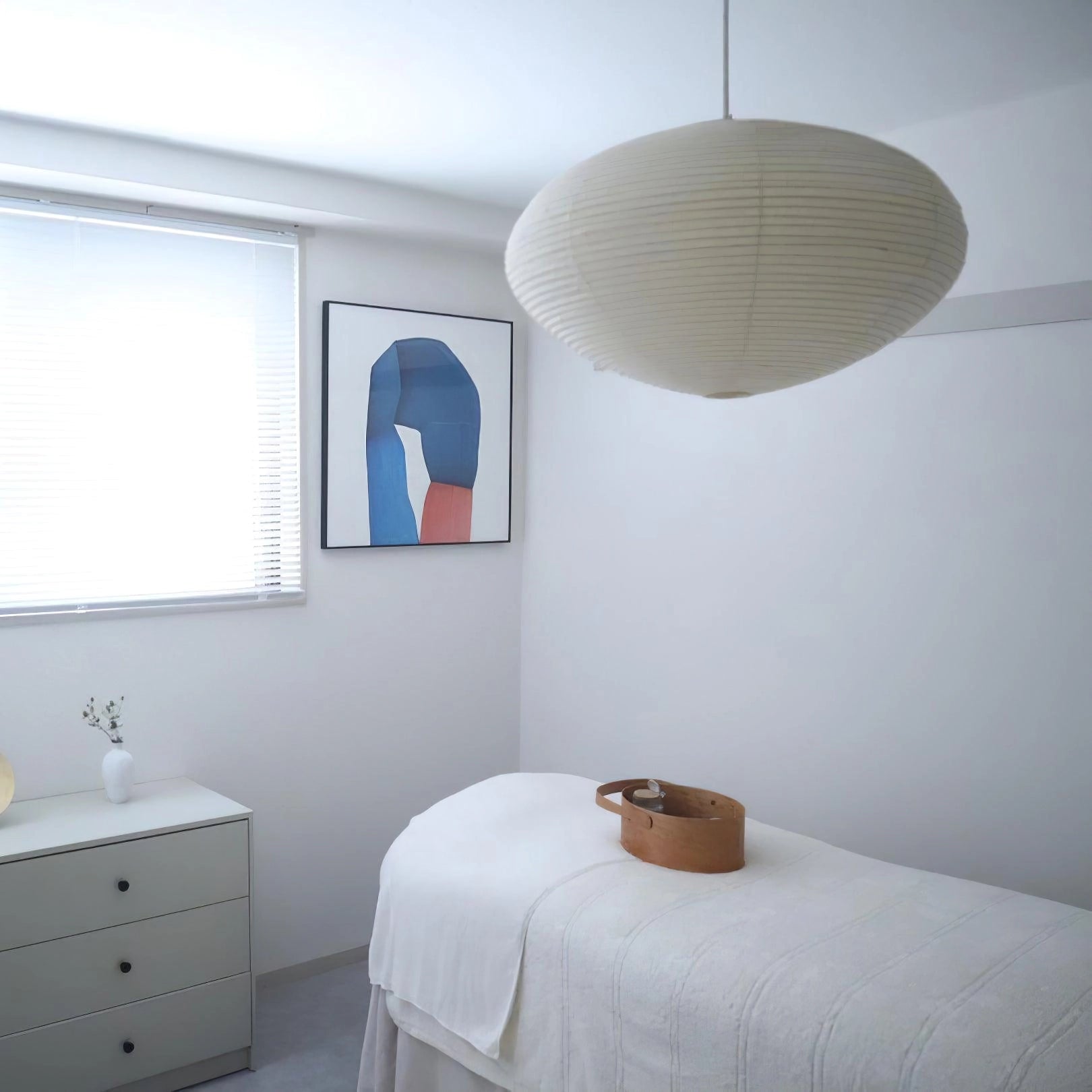 Pendellampe, håndlavet skærm i washipapir, E26/E27, 15A 21A 26A