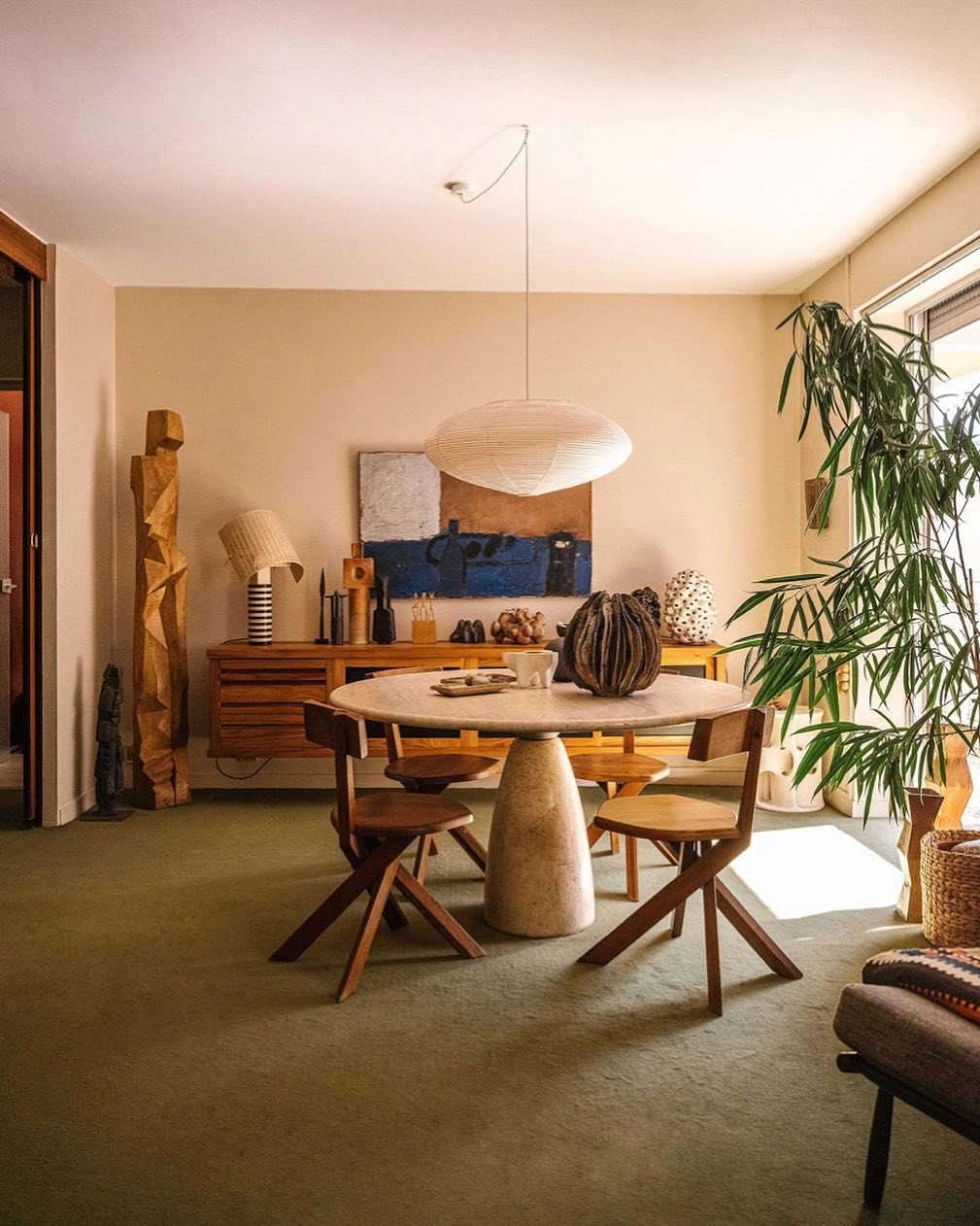 Pendellampe, håndlavet skærm i washipapir, E26/E27, 15A 21A 26A