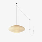 Washi-papir Swag pendellampe, Mulberry-skærm, E26/E27, stik-tilslutning