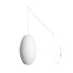 Nelson Bubble Swag Pendant Light hanging above a seating area