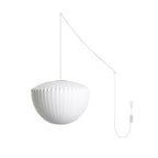 Nelson Bubble Swag Pendant Light wire shade detail