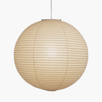 Mulberry paper pendant shade close-up detail