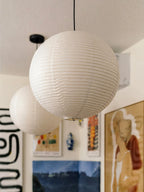 Washi-papirpendel, Mulberry-skærm, E26/E27, fastmonteret