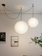 Washi-papirpendel, Mulberry-skærm, E26/E27, fastmonteret