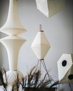 Washi Paper E Pendant Light, Tall Mulberry Shade, E26/E27, Hardwired