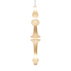 Washi Paper E Pendant Light, Tall Mulberry Shade, E26/E27, Hardwired