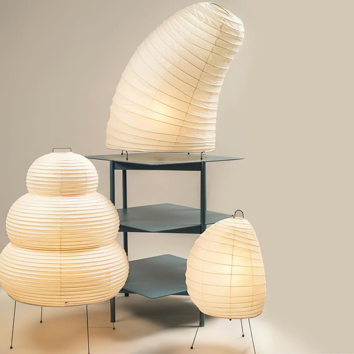 Table Lamp, Xuanzhi, Handmade Mulberry Paper Shade, E26/E27, Plug-In
