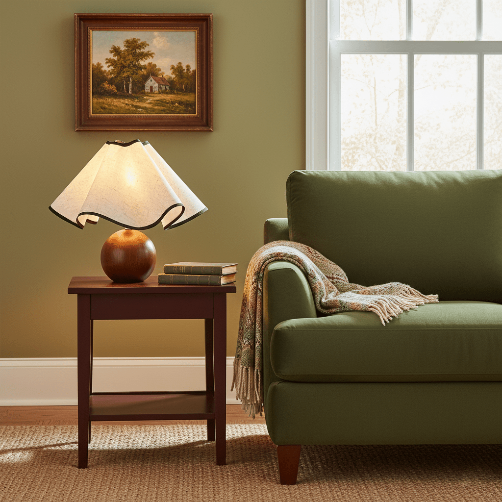 Wavecrest table lamp shown against a neutral studio backdrop