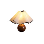 Wavecrest table lamp glowing warmly as an evening accent light