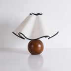 Wavecrest table lamp styled in a coastal living space