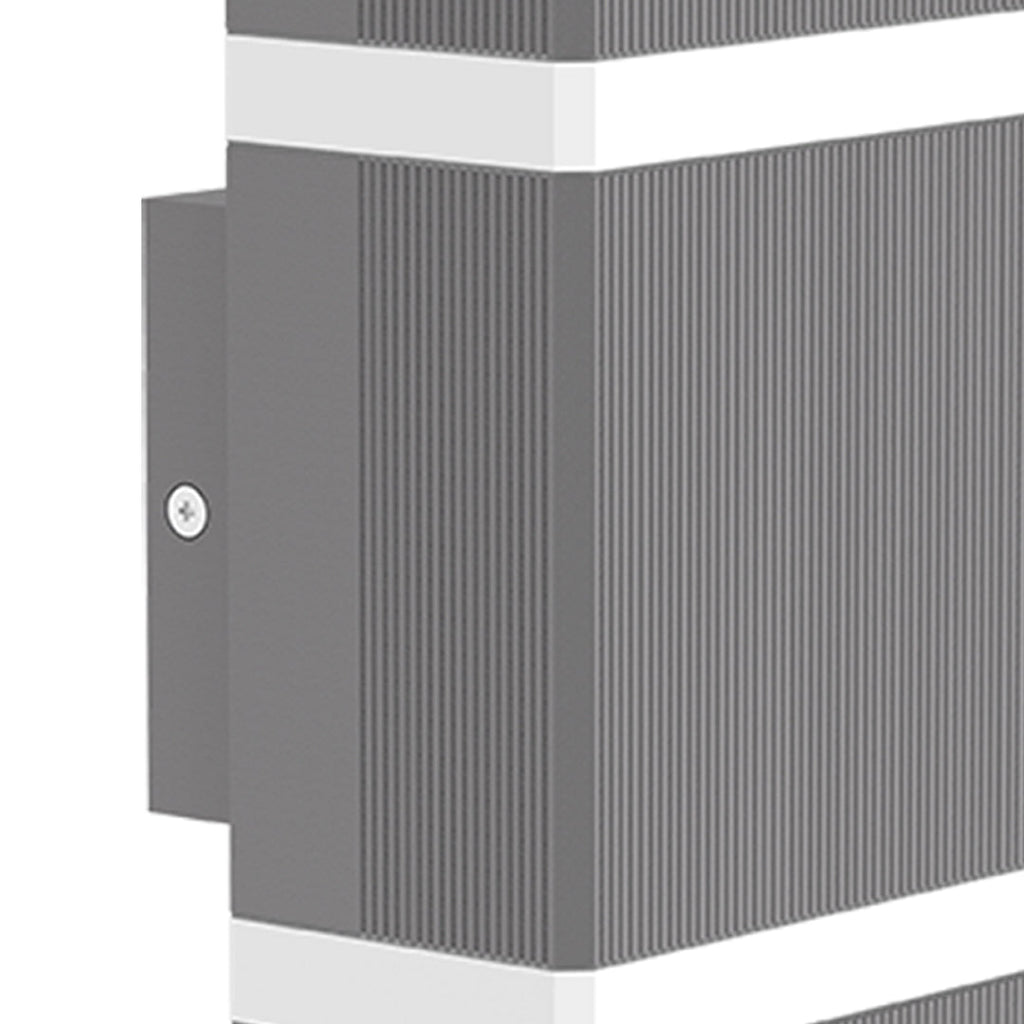 Luz de Parede para Jardim Industrial, Arandela LED em Alumínio Fundido