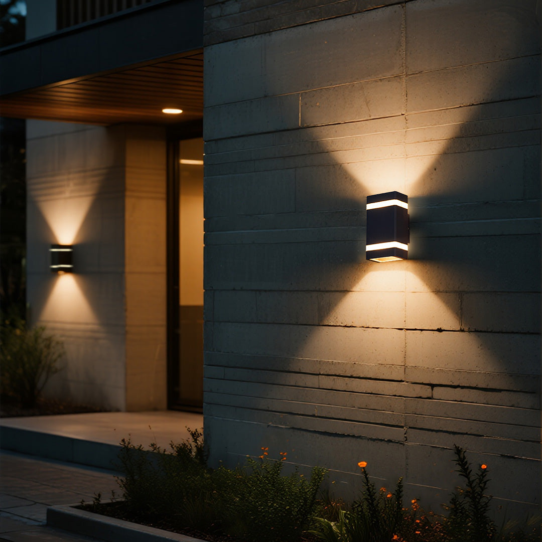 Luz de Parede para Jardim Industrial, Arandela LED em Alumínio Fundido