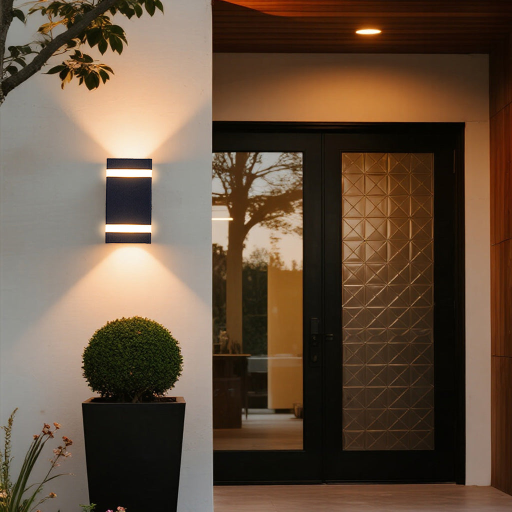 Luz de Parede para Jardim Industrial, Arandela LED em Alumínio Fundido