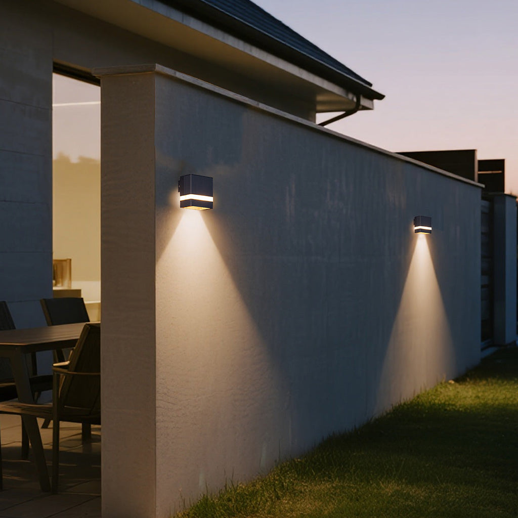 Luz de Parede para Jardim Industrial, Arandela LED em Alumínio Fundido