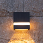 Luz de Parede para Jardim Industrial, Arandela LED em Alumínio Fundido