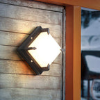 Faith vegglampe for utendørsbruk, moderne støpt aluminium med OSRAM LED