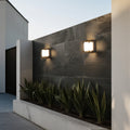 Faith vegglampe for utendørsbruk, moderne støpt aluminium med OSRAM LED