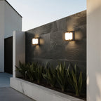 Faith vegglampe for utendørsbruk, moderne støpt aluminium med OSRAM LED