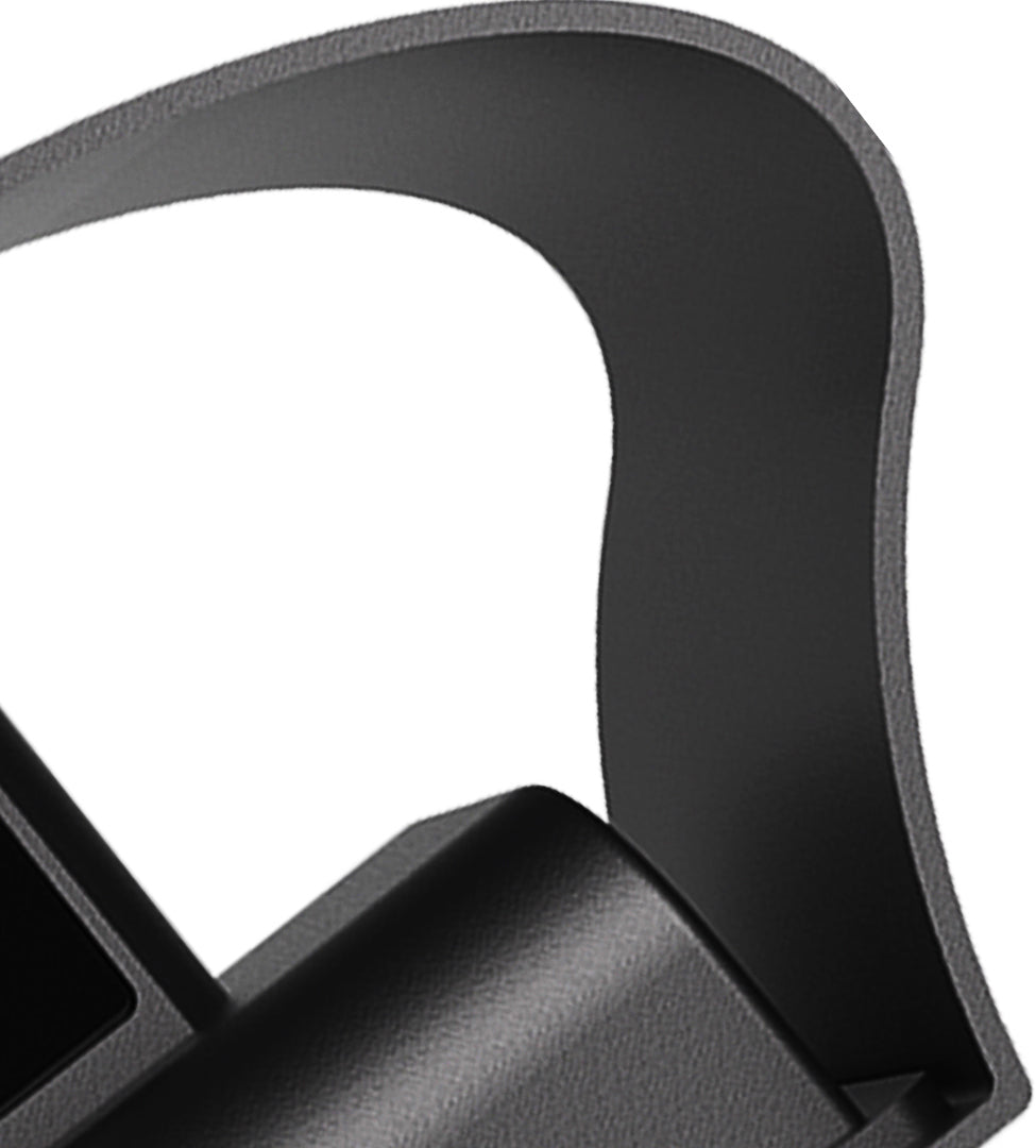 Magda Adjustable LED Outdoor Wall Light, Black Aluminum, Dual-Head