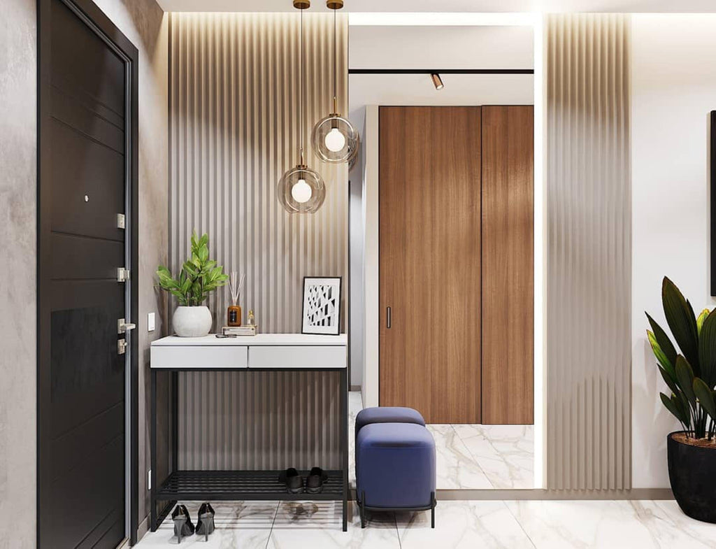Pendant Light, Copper-Plated Glass Shade, E26/E27, Hardwired