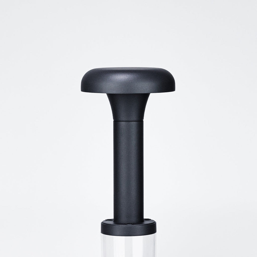 Matte Black Aluminum Bollard Light, 30cm or 60cm Outdoor LED Lamp