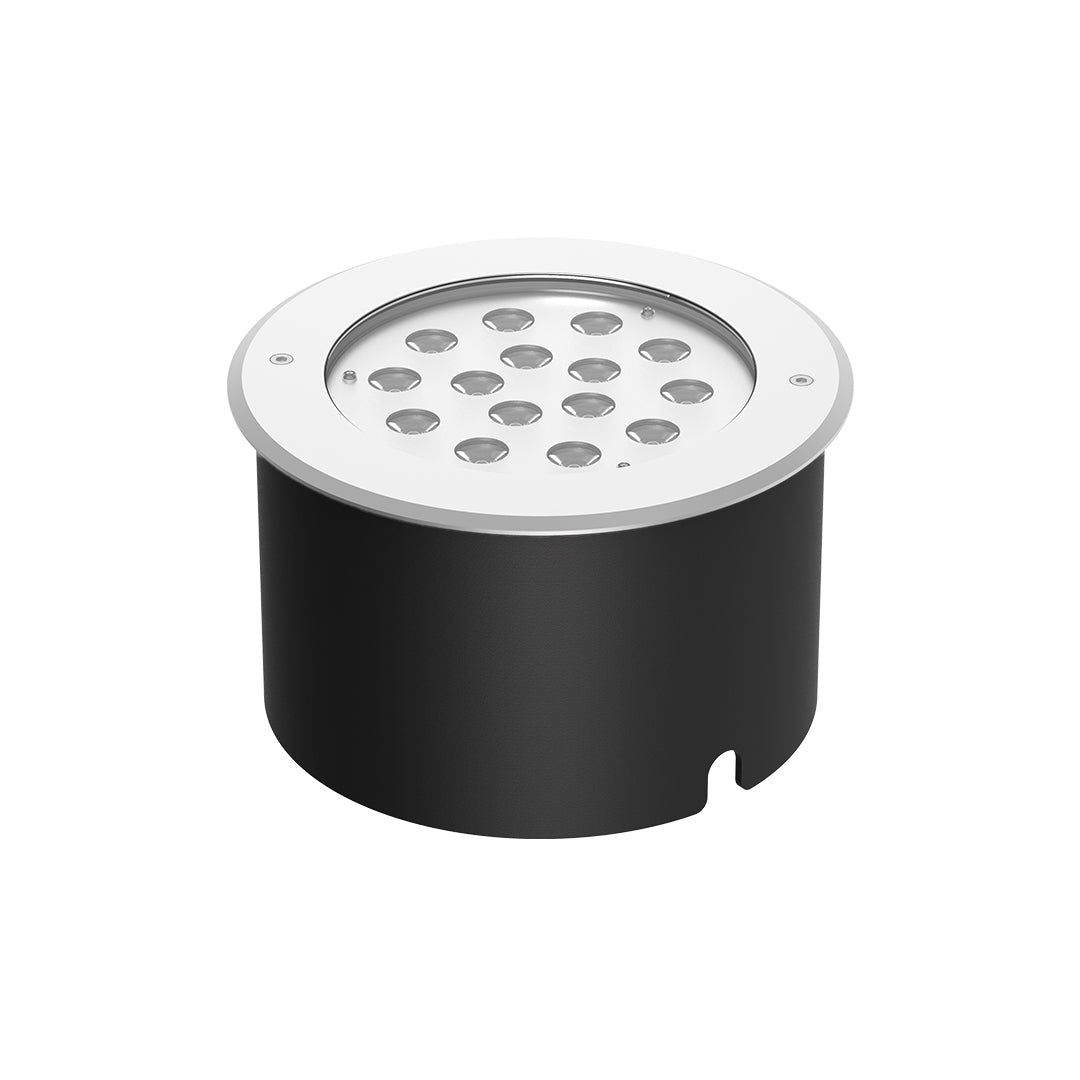 Innfelt LED-trappelys med deksel i rustfritt stål, IP67 vanntett