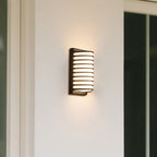 Laurce Nordic LED udendørs væglampe, sort aluminium, OSRAM-chip