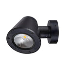 Wyman aluminium LED utendørs veggspotlight, langtrekkende stråle