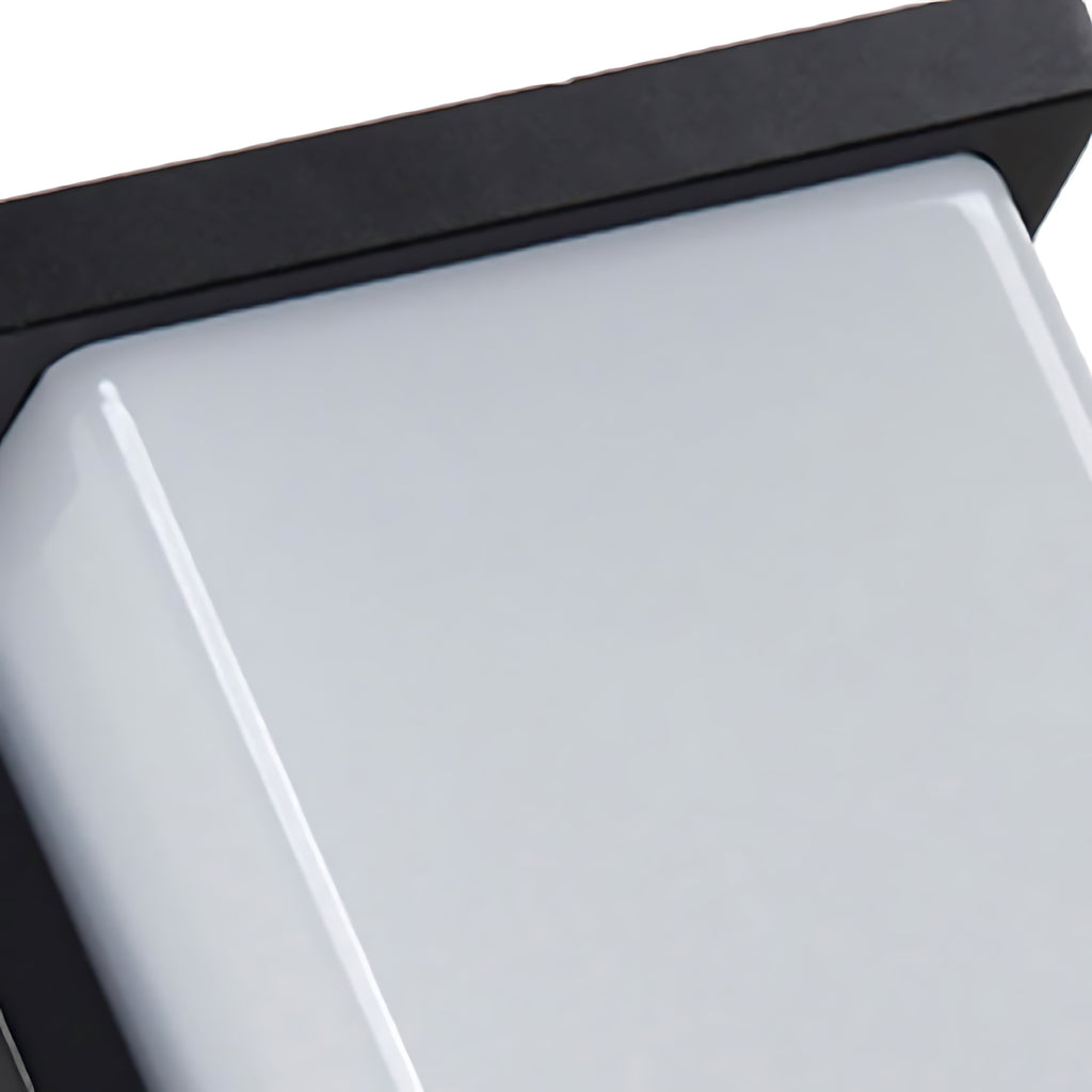 Applique murale extérieure rectangulaire, aluminium moulé sous pression Heather avec LED