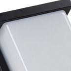 Applique murale extérieure rectangulaire, aluminium moulé sous pression Heather avec LED