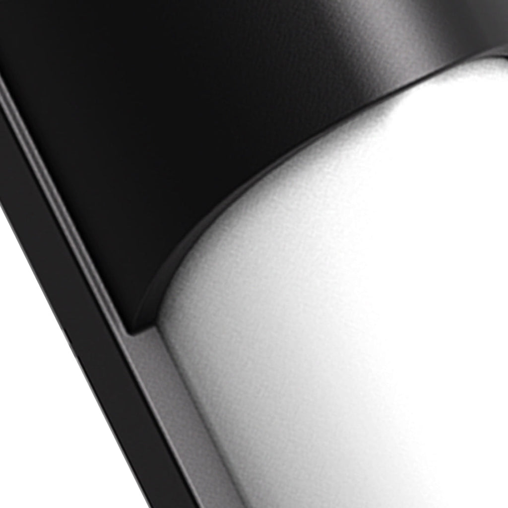 Laurce Nordic LED udendørs væglampe, sort aluminium, OSRAM-chip