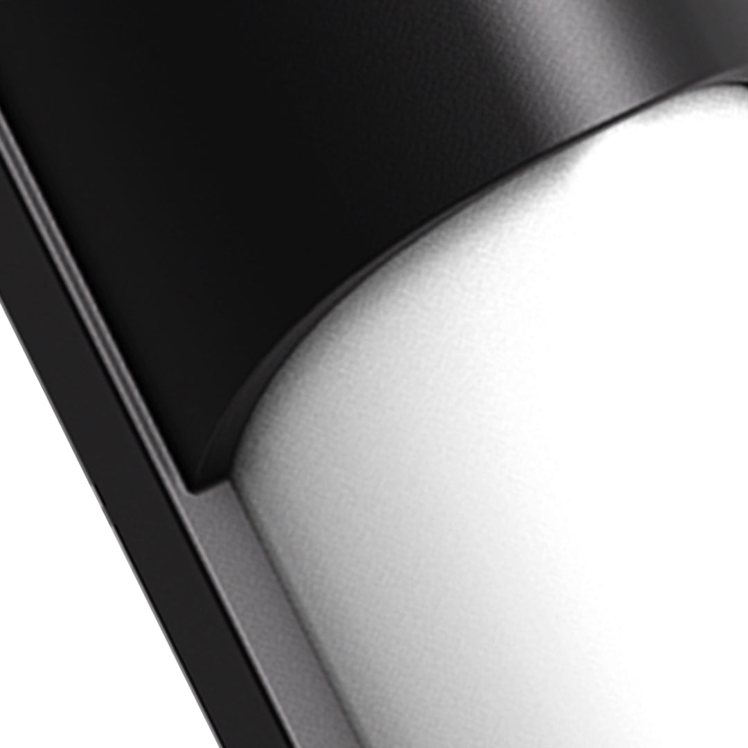 Laurce Nordic LED udendørs væglampe, sort aluminium, OSRAM-chip