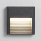 Hjørnetrinnlys for gårdsplasser, værbestandig aluminium LED-design