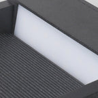Hjørnetrinnlys for gårdsplasser, værbestandig aluminium LED-design