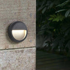 Hjørnetrinnlys for gårdsplasser, værbestandig aluminium LED-design