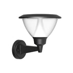 Aluminum Outdoor Wall Sconce With Cone Shade, Briana Minimalist Light