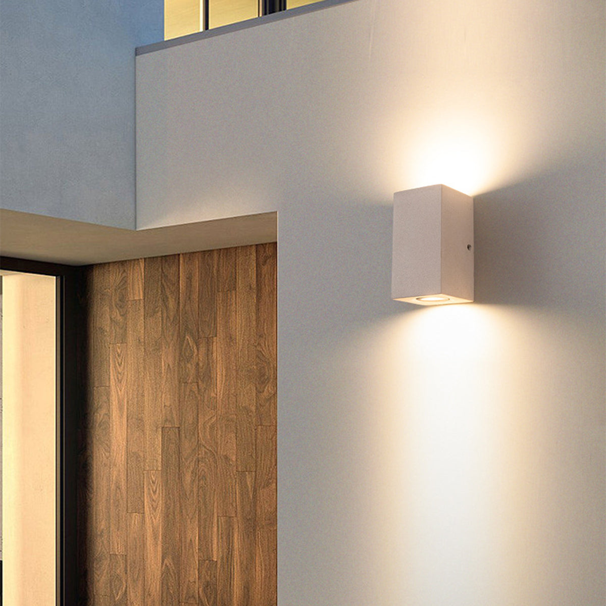 Steadfast Terrazzo Aluminium Udendørs Væglampe, Op-Ned LED Væglampe