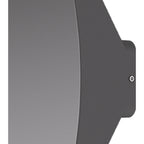 Luz de Parede Exterior LED Impermeável, Arandela Minimalista em Alumínio e Vidro