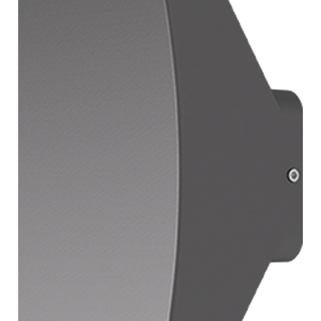 Luz de Parede Exterior LED Impermeável, Arandela Minimalista em Alumínio e Vidro