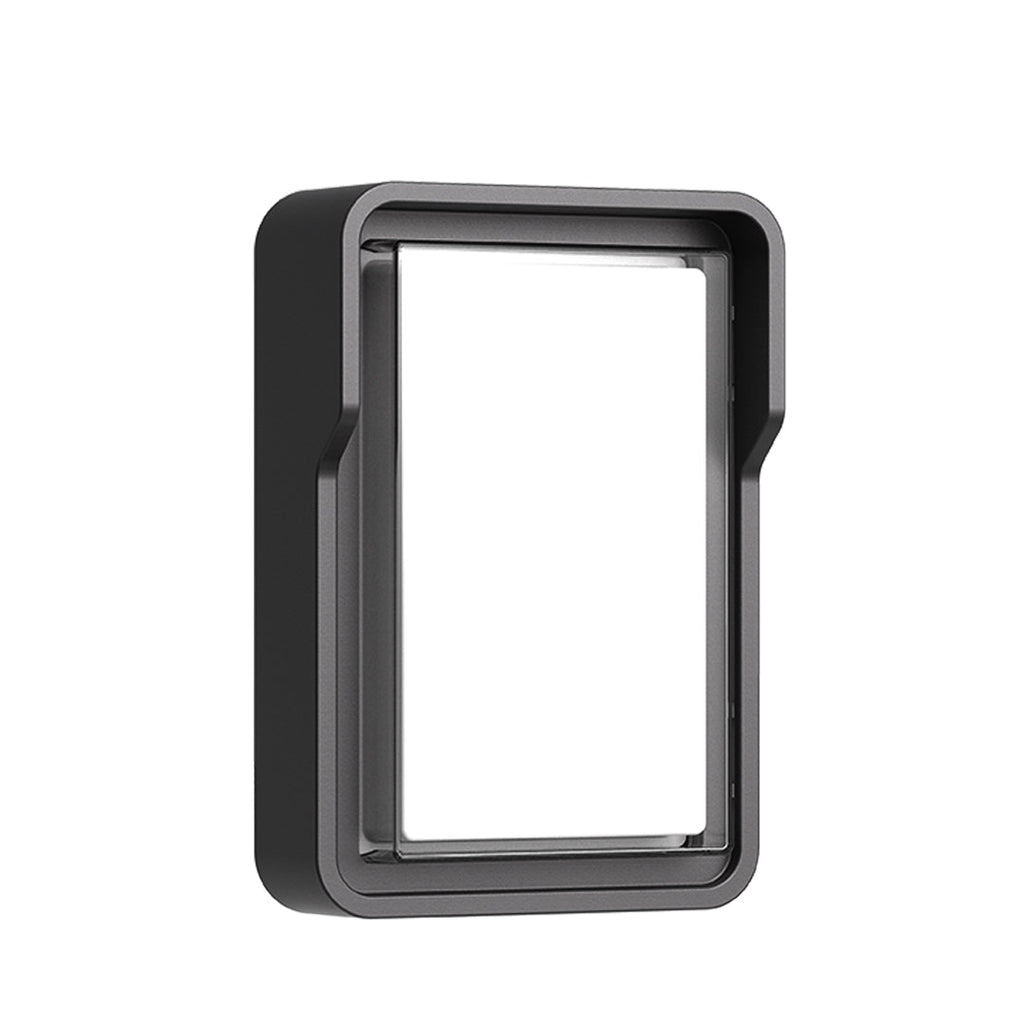 Applique murale LED Stan, aluminium noir flash carré pour l’extérieur  